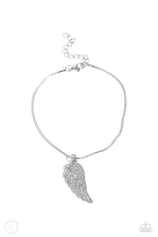 Angelic Accent - White - Paparazzi Bracelet Image