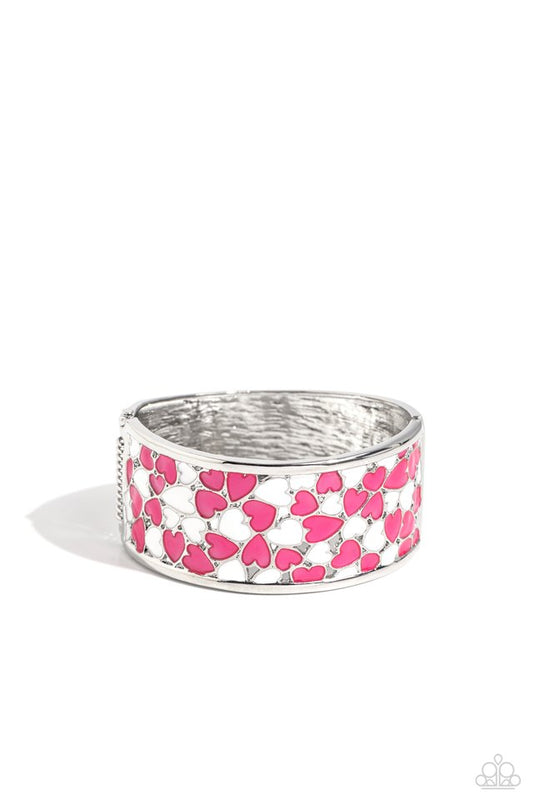 Penchant for Patterns - Pink - Paparazzi Bracelet Image