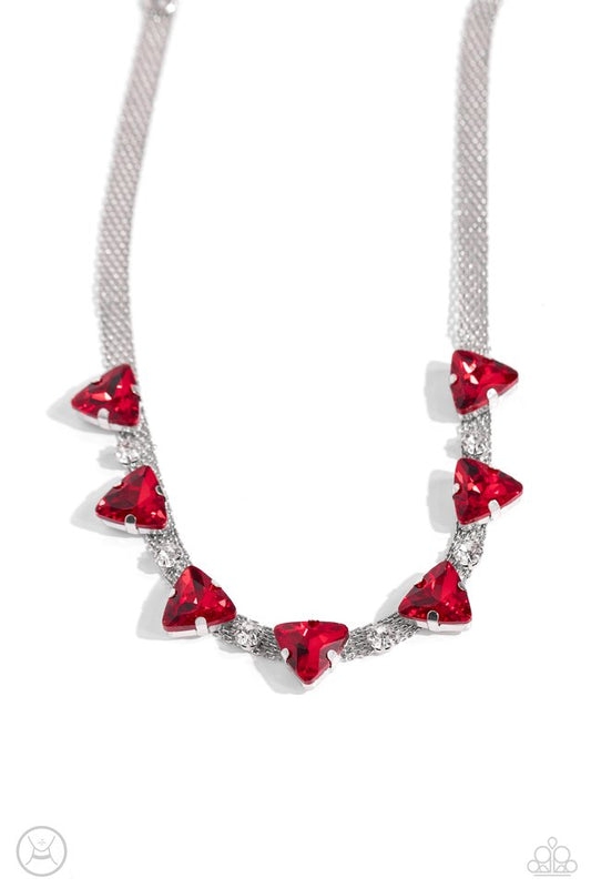 Strands of Sass - Red - Paparazzi Necklace Image