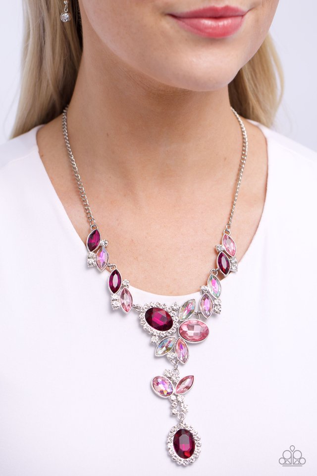 Generous Gallery - Pink - Paparazzi Necklace Image