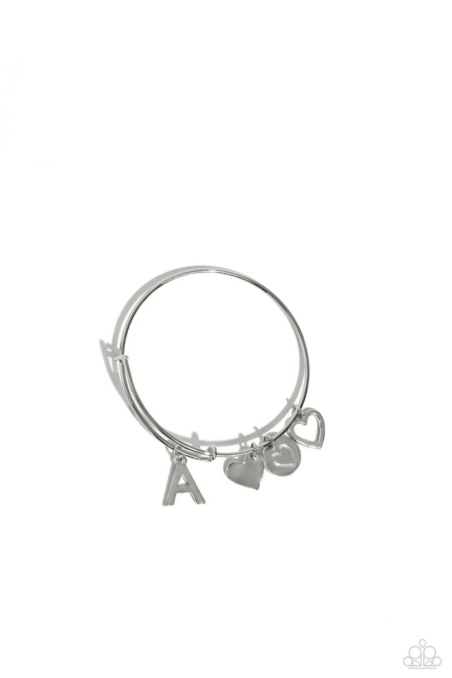 Making It INITIAL - Silver - A - Paparazzi Bracelet Image