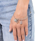 Making It INITIAL - Silver - B - Paparazzi Bracelet Image