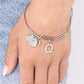 Making It INITIAL - Silver - Q - Paparazzi Bracelet Image