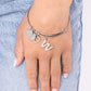 Making It INITIAL - Silver - W - Paparazzi Bracelet Image