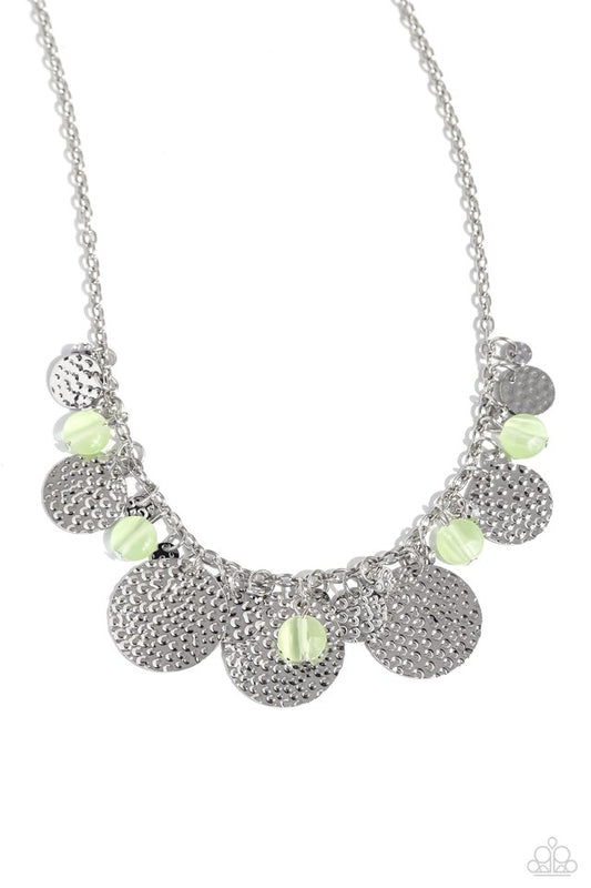 Radiant Review - Green - Paparazzi Necklace Image