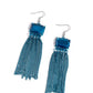 Dreaming Of TASSELS - Blue - Paparazzi Earring Image