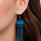 Dreaming Of TASSELS - Blue - Paparazzi Earring Image