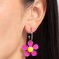 More FLOWER To You! - Pink - Paparazzi Earring Image