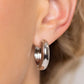 Simply Sinuous - Silver - Paparazzi Earring Image