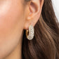 Combustible Confidence - Gold - Paparazzi Earring Image