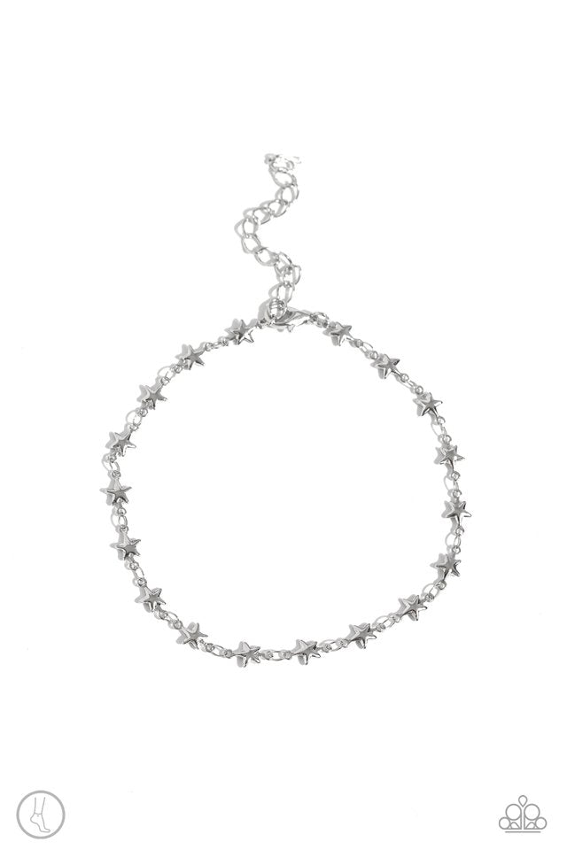 Starry Swing Dance - Silver - Paparazzi Bracelet Image