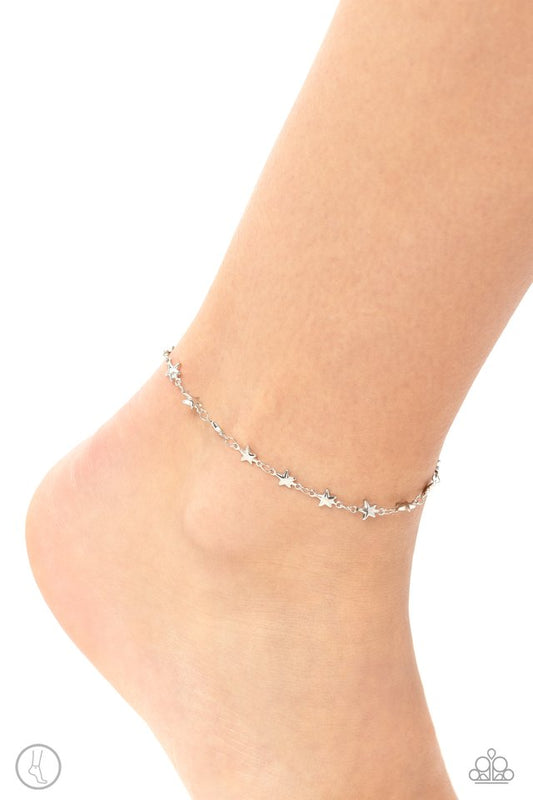 Starry Swing Dance - Silver - Paparazzi Bracelet Image