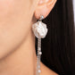 Graceful Gesture - White - Paparazzi Earring Image