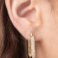 Generating Glitter - Gold - Paparazzi Earring Image