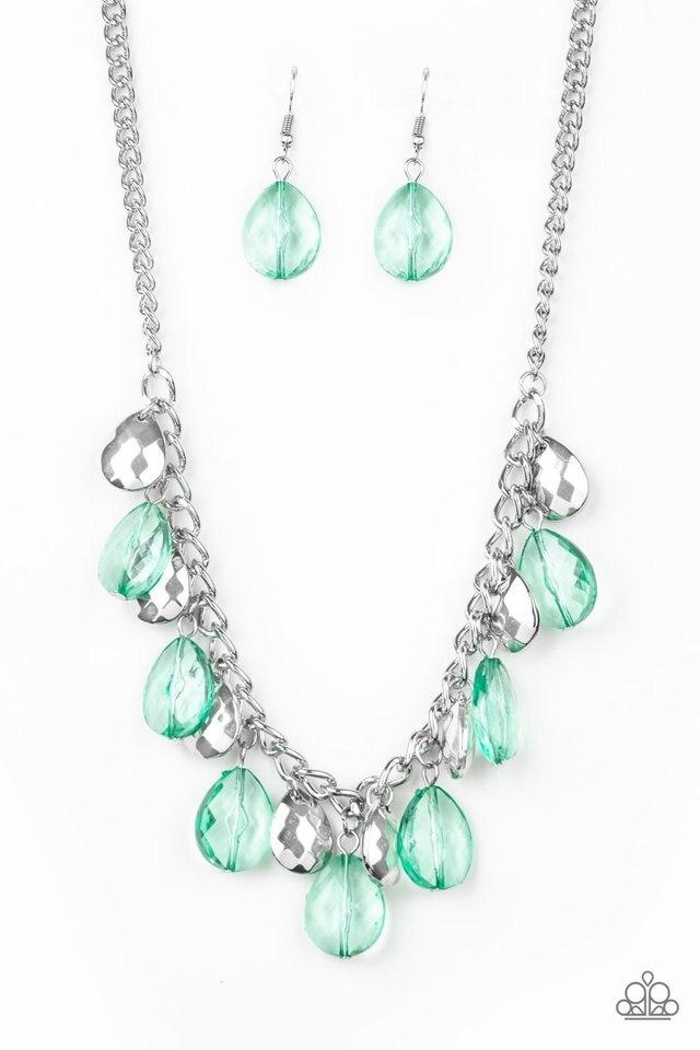 Paparazzi Necklace ~ No Tears Left To Cry - Green