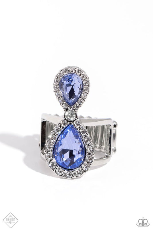 Majestic Manifestation - Blue - Paparazzi Ring Image