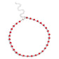 Dancing Dalliance - Red - Paparazzi Necklace Image