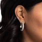 Glowing Praise - White - Paparazzi Earring Image