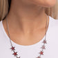 Star Quality Sensation - Red - Paparazzi Necklace Image