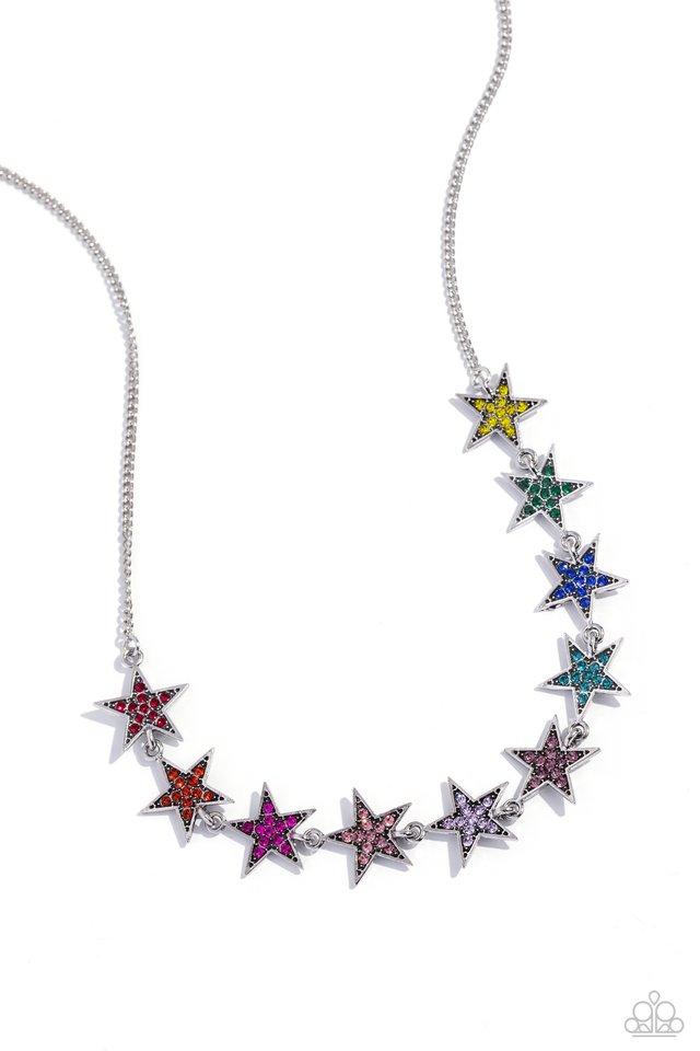 Paparazzi Necklace ~ Star Quality Sensation - Multi
