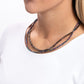 White-Collar Week - Black - Paparazzi Necklace Image