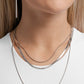 Key LAYER - Silver - Paparazzi Necklace Image