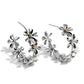 Floral Flamenco - Silver - Paparazzi Earring Image