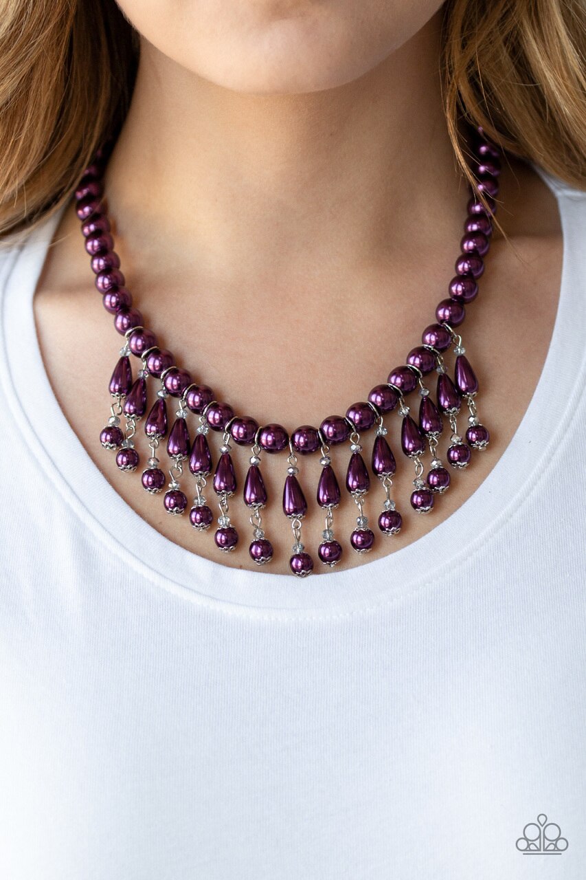 Paparazzi Necklace ~ Miss Majestic - Purple