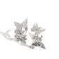 No WINGS Attached - Silver - Paparazzi Earring Image