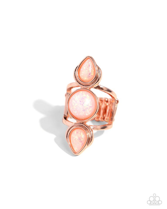 Sultry Sheen - Copper - Paparazzi Ring Image