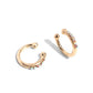Charming Cuff - Gold - Paparazzi Earring Image