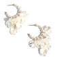 Frilly Feature - Gold - Paparazzi Earring Image