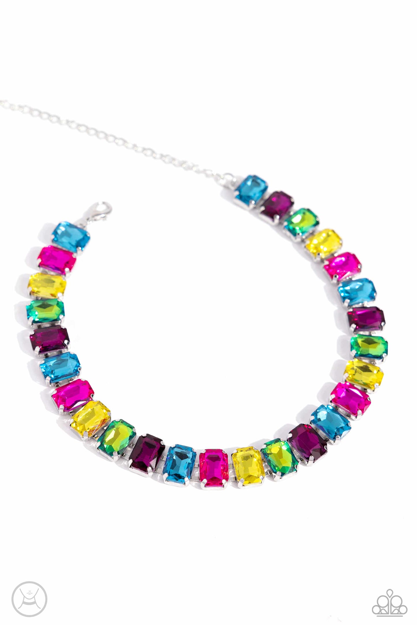 Collar Paparazzi ~ Esmeraldas extáticas - Multicolor