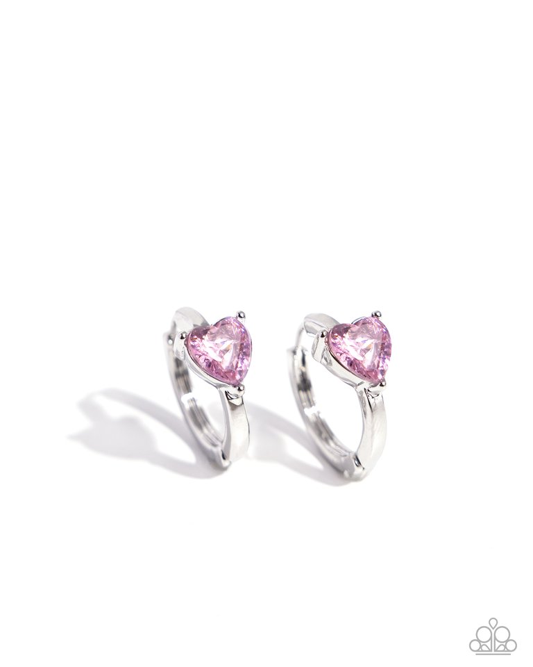 High Nobility - Pink - Paparazzi Earring Image