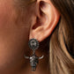 Longhorn Lure - Silver - Paparazzi Earring Image