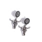 Longhorn Lure - Silver - Paparazzi Earring Image