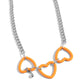 Heart Homage - Orange - Paparazzi Necklace Image