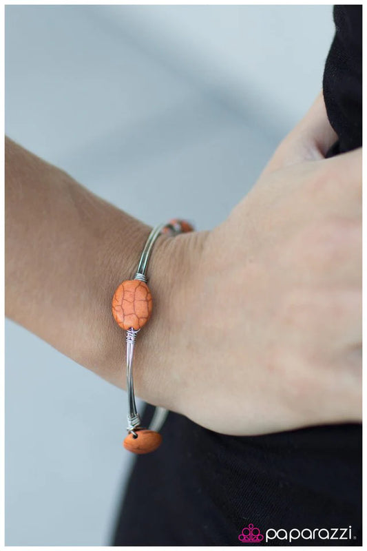 Paparazzi Bracelet ~ The Dry Lands- Orange