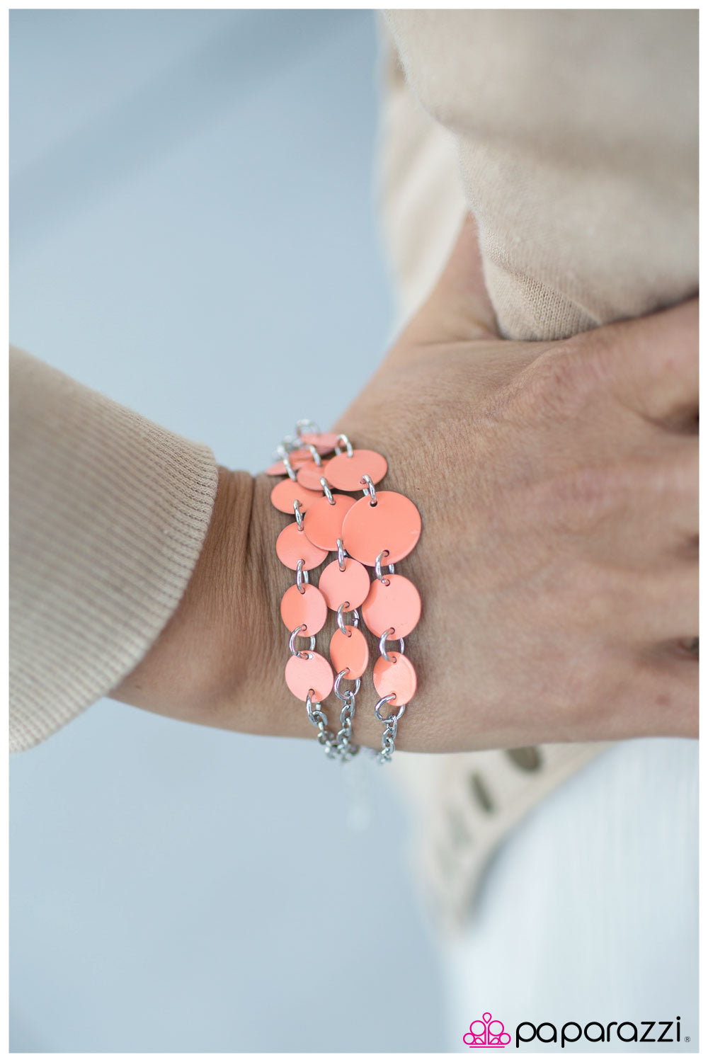 Pulsera Paparazzi ~ Disco Fever - Naranja