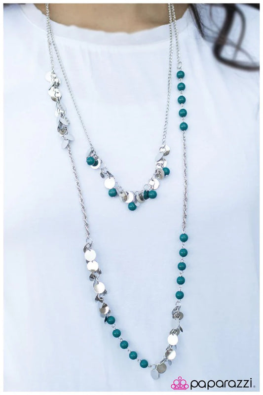 Paparazzi Necklace ~ Lost In Reverie - Blue