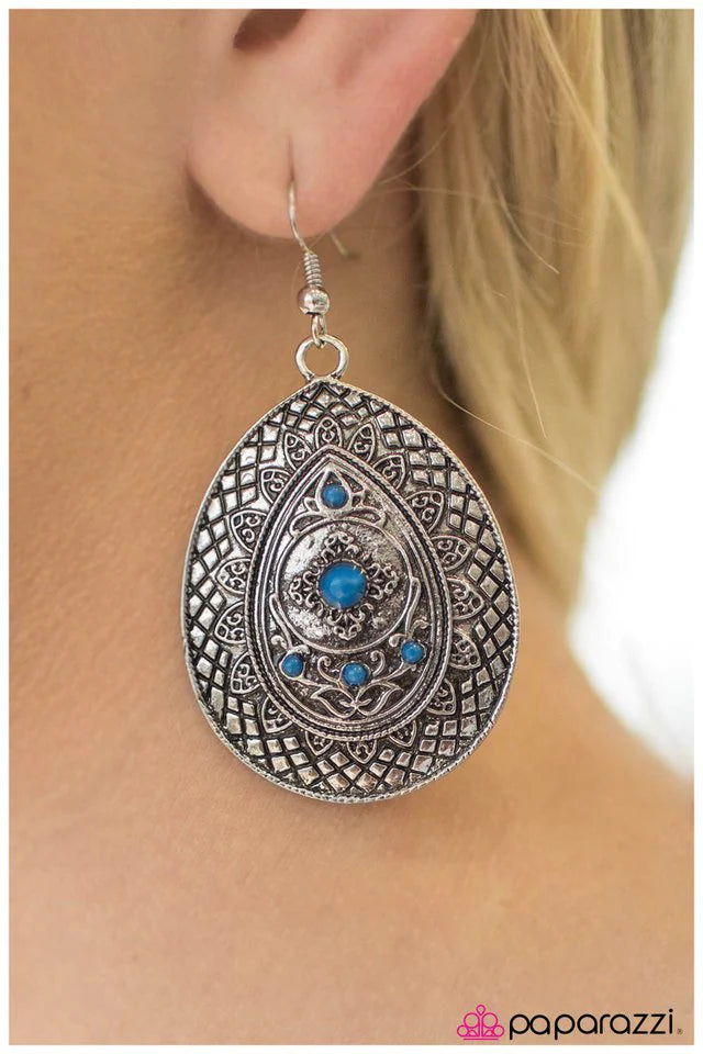 Pendiente Paparazzi ~ Una gota en el mar - Azul