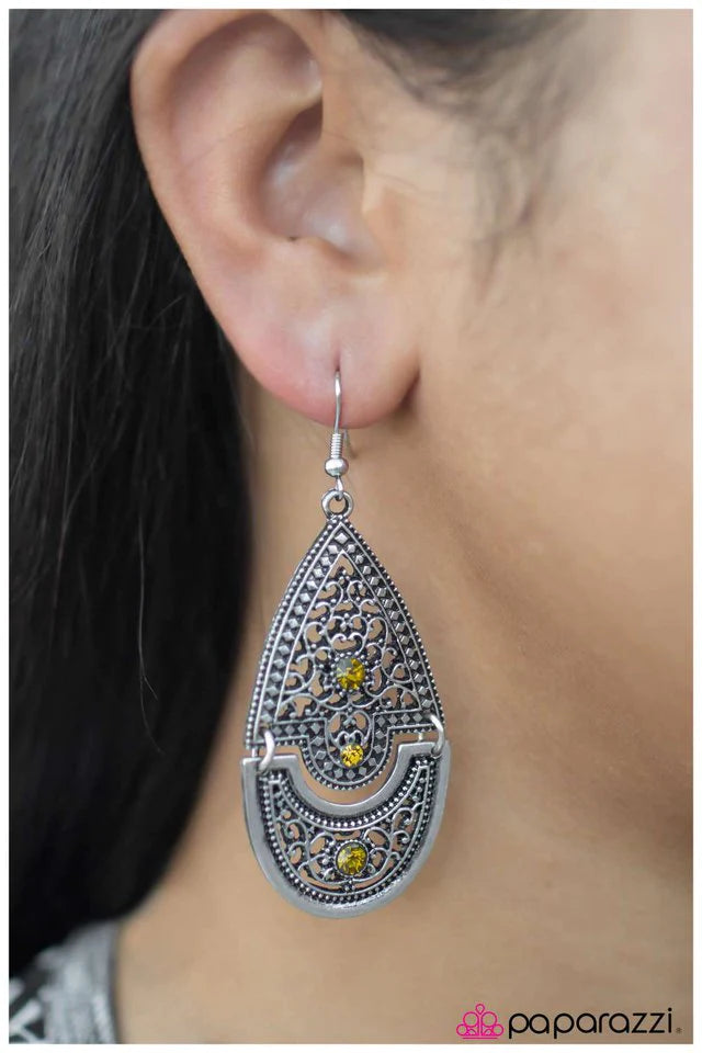 Pendiente Paparazzi ~ Sin bisagras - Verde