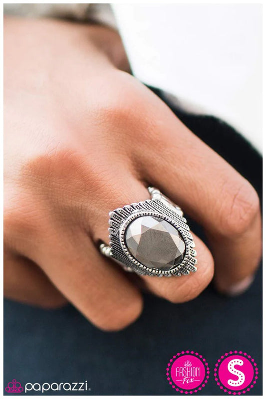 Paparazzi Ring ~ Just A Tease - Silver