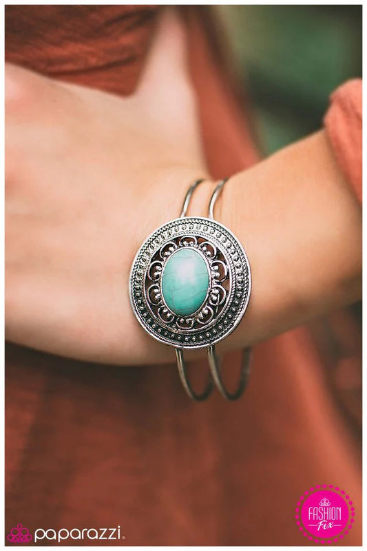Paparazzi Bracelet ~ The Westerner - Blue