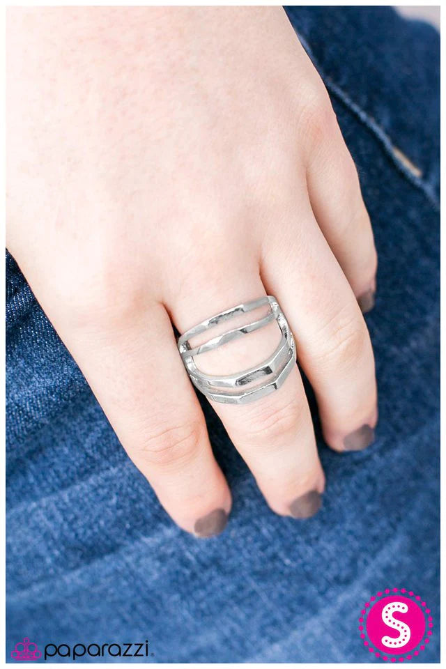 Paparazzi Ring ~ Talk To The Hand! - Silver