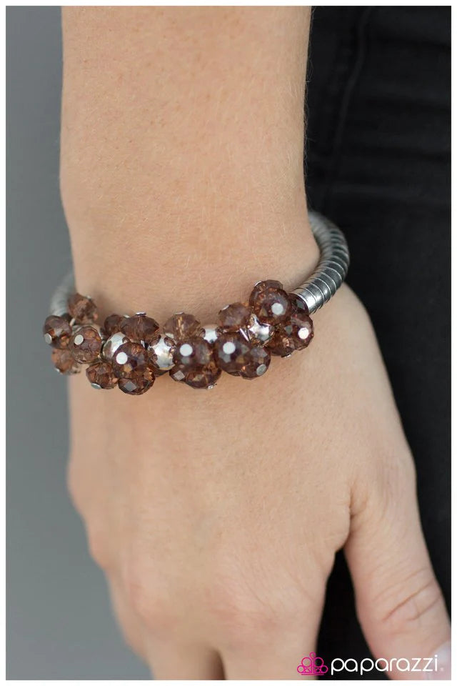 Paparazzi Bracelet ~ Im Blushing - Brown