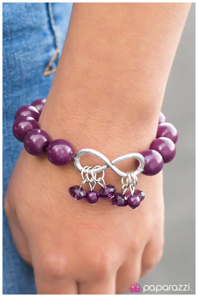 Paparazzi Bracelet ~ Forevermore - purple