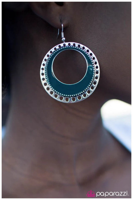 Pendiente Paparazzi ~ Girando con estilo - Azul