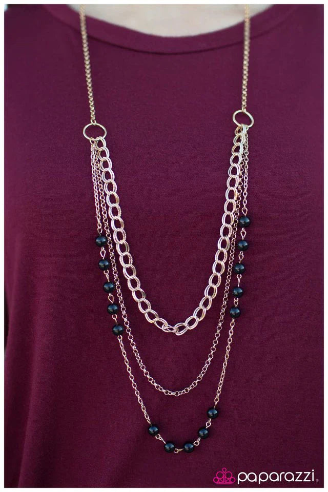 Collar Paparazzi ~ Sueño caminando - Oro