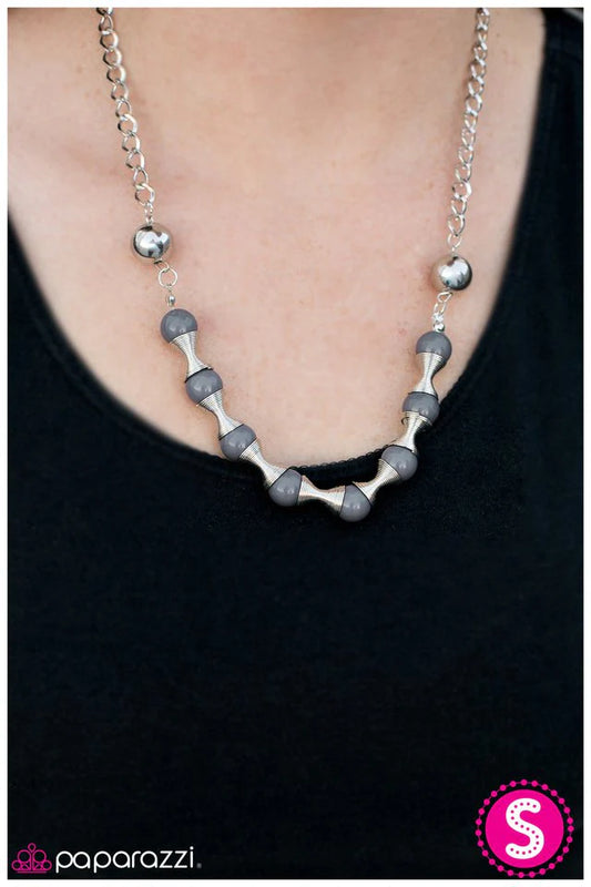 Paparazzi Necklace ~ Spring To Mind - Silver